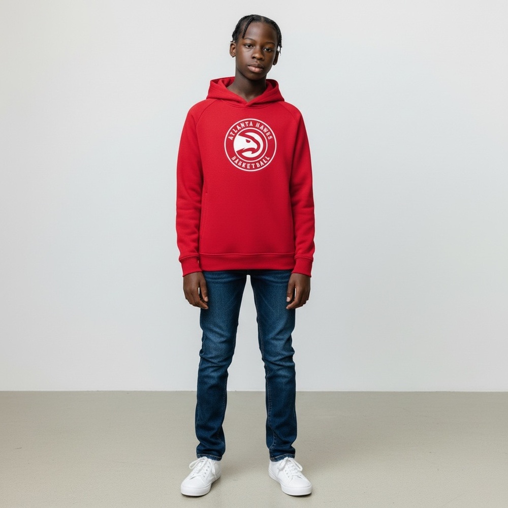 Atlanta Hawks/NBA Kids Youth 8/Pullover Sweatshirt Hoodie - Picture 7 of 7